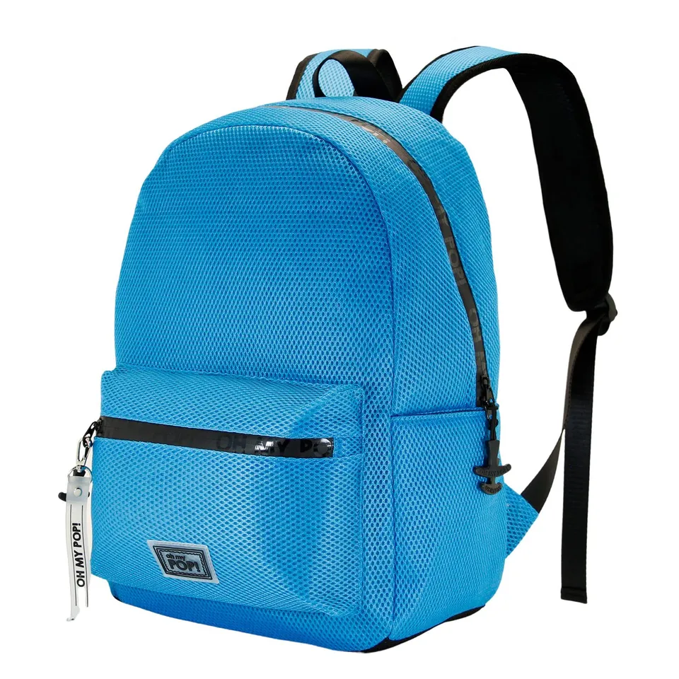 oh-my-pop-mesh-sac-dos-bleu-maille-polyester image 1