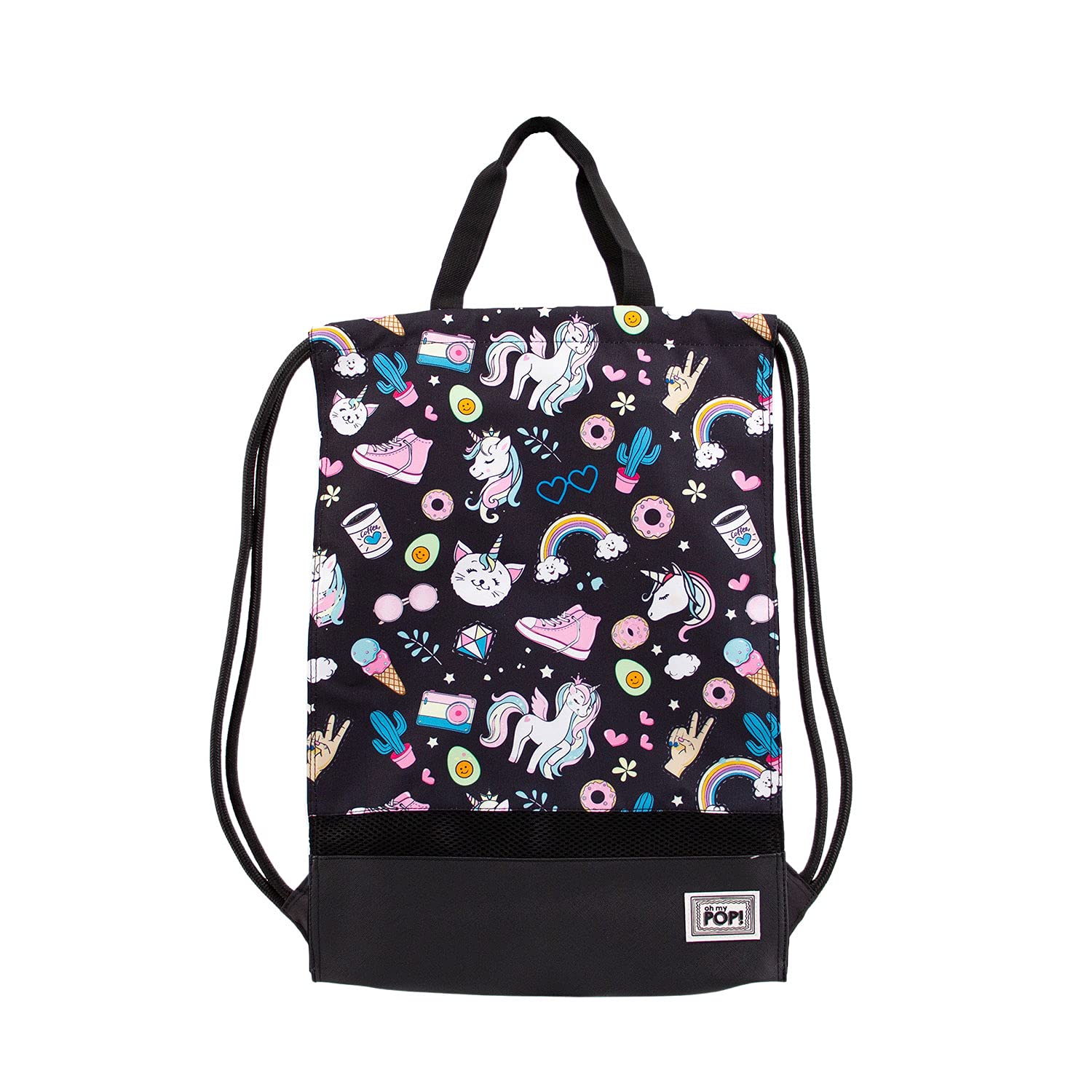 oh-my-pop-illusion-sac-cordon-noir-poign-es-49-cm image 1