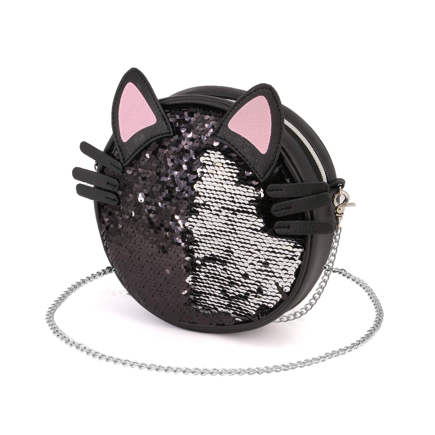 oh-my-pop-wow-cat-sac-bandouli-re-rond-noir-cha-ne image 1