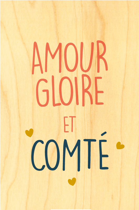 hironwoods-carte-postale-bois-amour-gloire-et-comt image 1