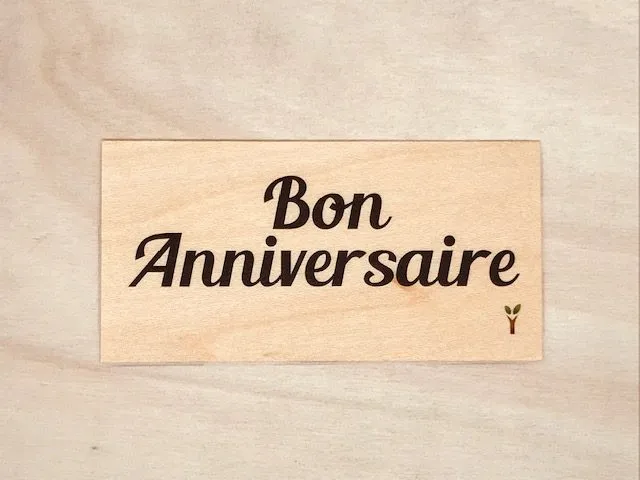 hylarion-cartes-bon-anniversaire-carte-bois-10x5-cm image 1