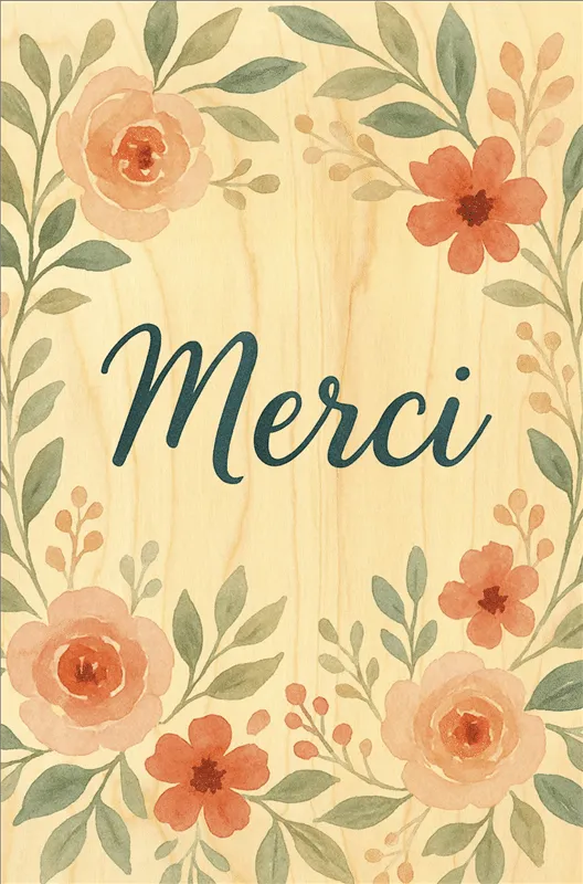 hironwoods-cartes-evenements-merci-fleurs-pastel-carte-bois-100x150mm image 1