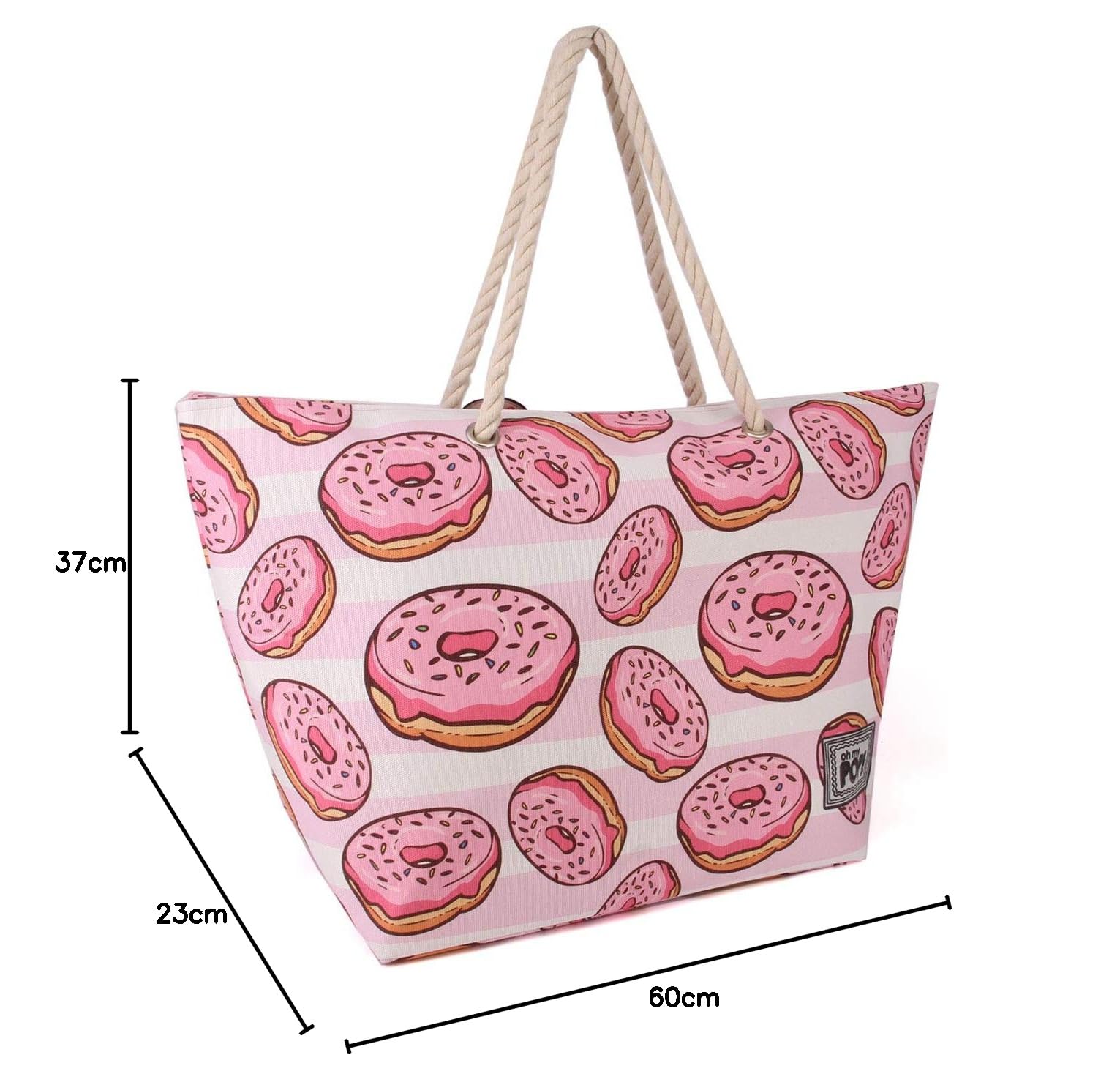 oh-my-pop-yummy-sac-de-plage-60-cm-multicolore image 4
