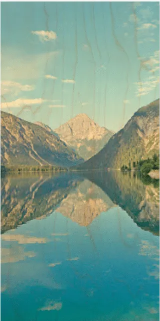 hironwoods-carte-bois-panoramique-lac-sym-trique-100x200mm image 1