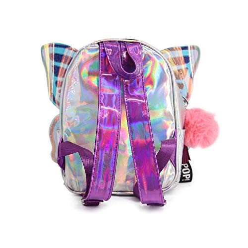 oh-my-pop-ailes-sac-dos-fashion-petit-argent-zipp image 6