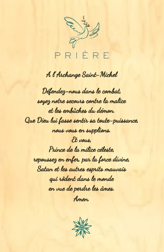 hironwoods-pri-re-archange-carte-en-bois-religieuse image 1