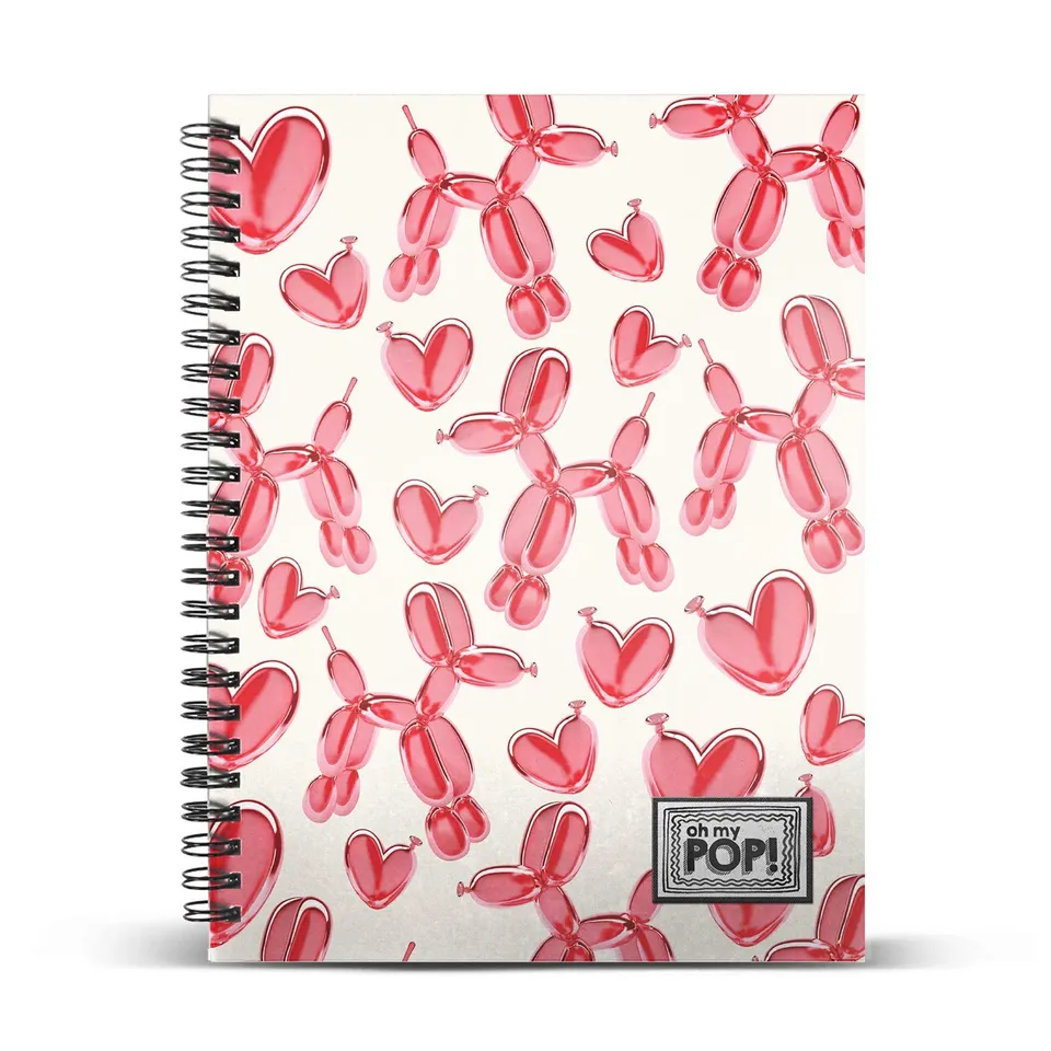 oh-my-pop-globoniche-cahier-ray-a5-spirale-120-feuilles image 1