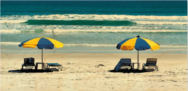 hironwoods-carte-bois-panoramique-deux-parasols-plage-100x200mm image 1