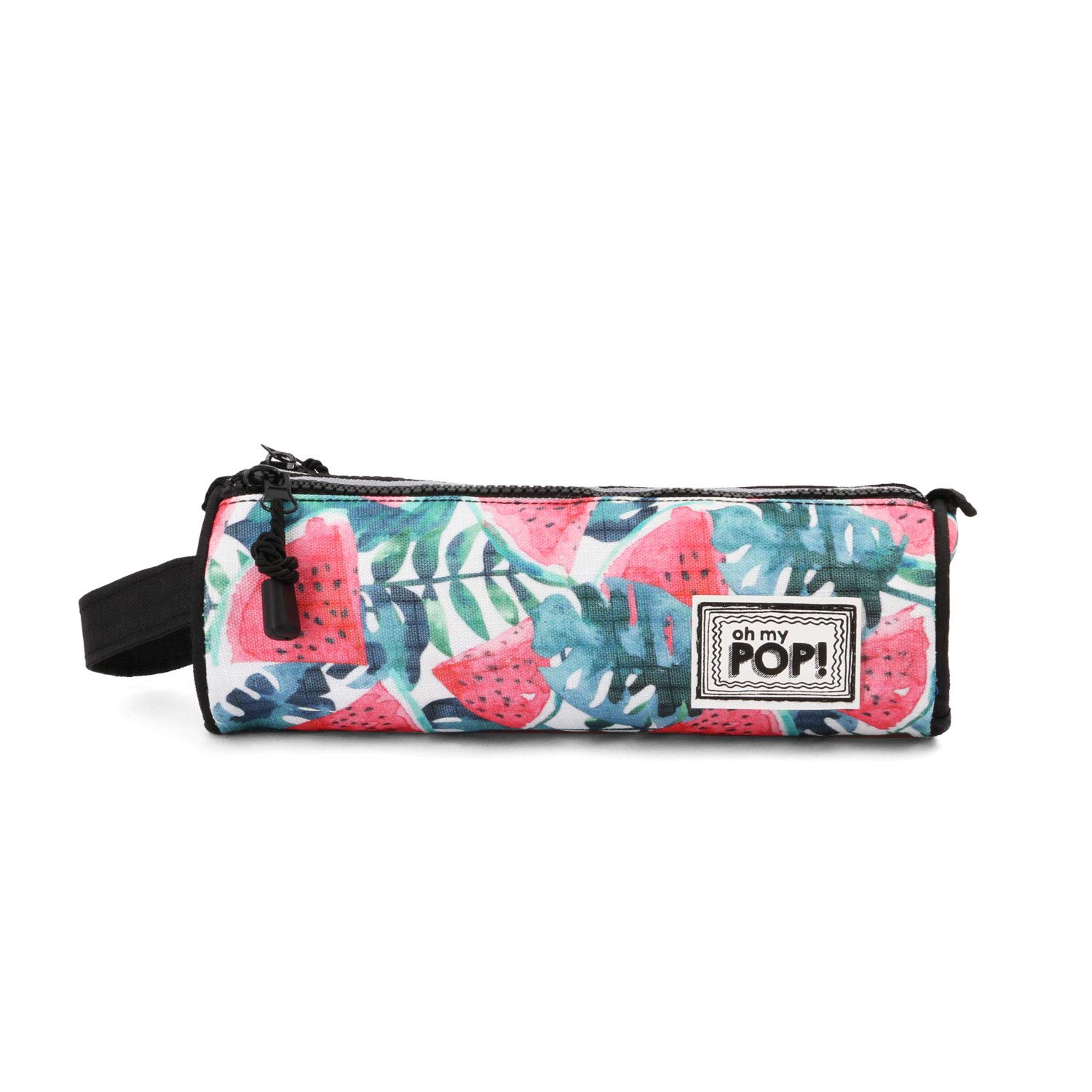 oh-my-pop-watermelon-trousse-cylindre-triple-rouge-22-cm image 2