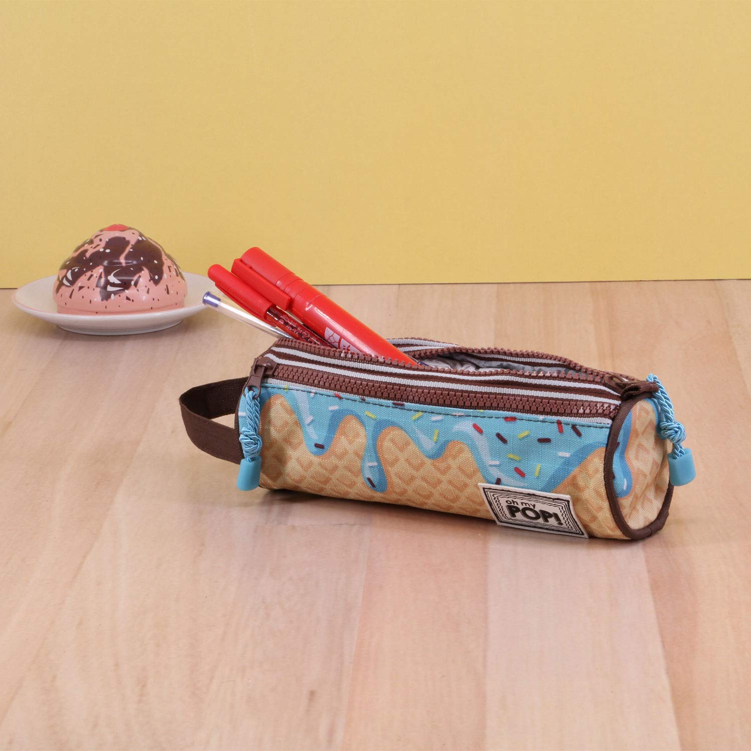 oh-my-pop-ice-cream-trousse-cylindre-triple-jaune image 4