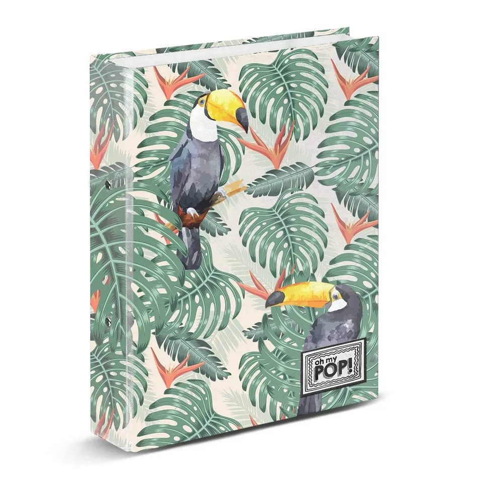 oh-my-pop-toucan-classeur-anneaux-a4 image 1