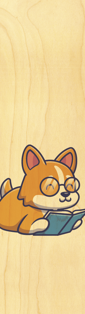 hironwoods-marque-pages-corgi-marque-page-bois-chien image 1