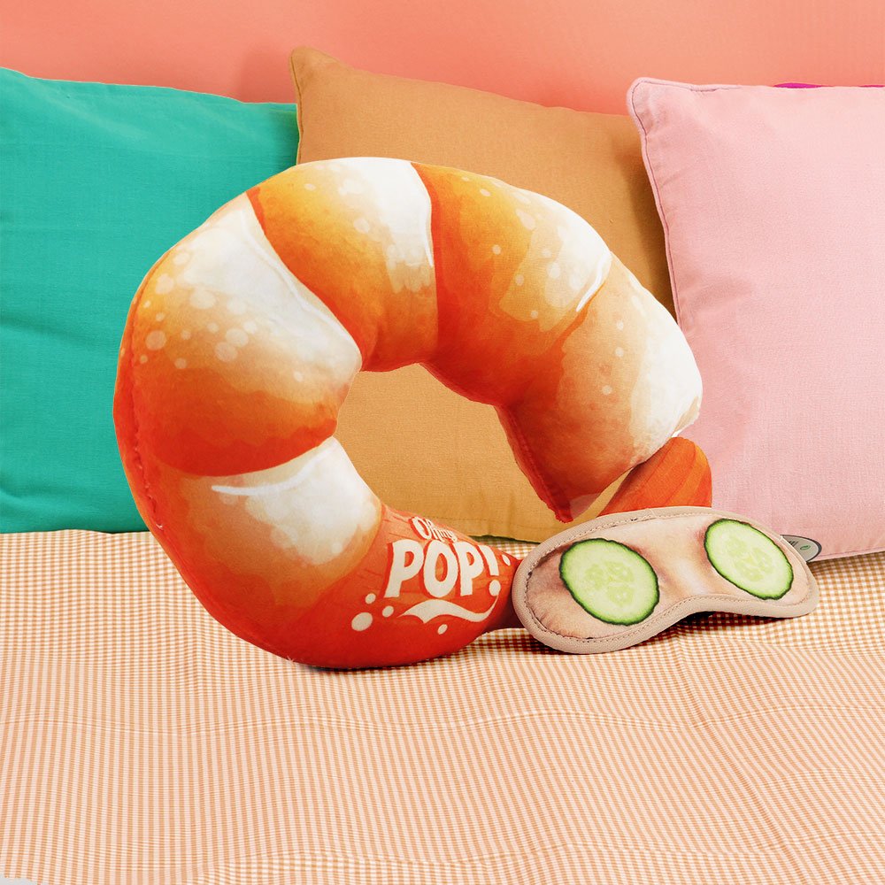 oh-my-pop-prawn-coussin-de-cou-masque-sommeil-orange image 6