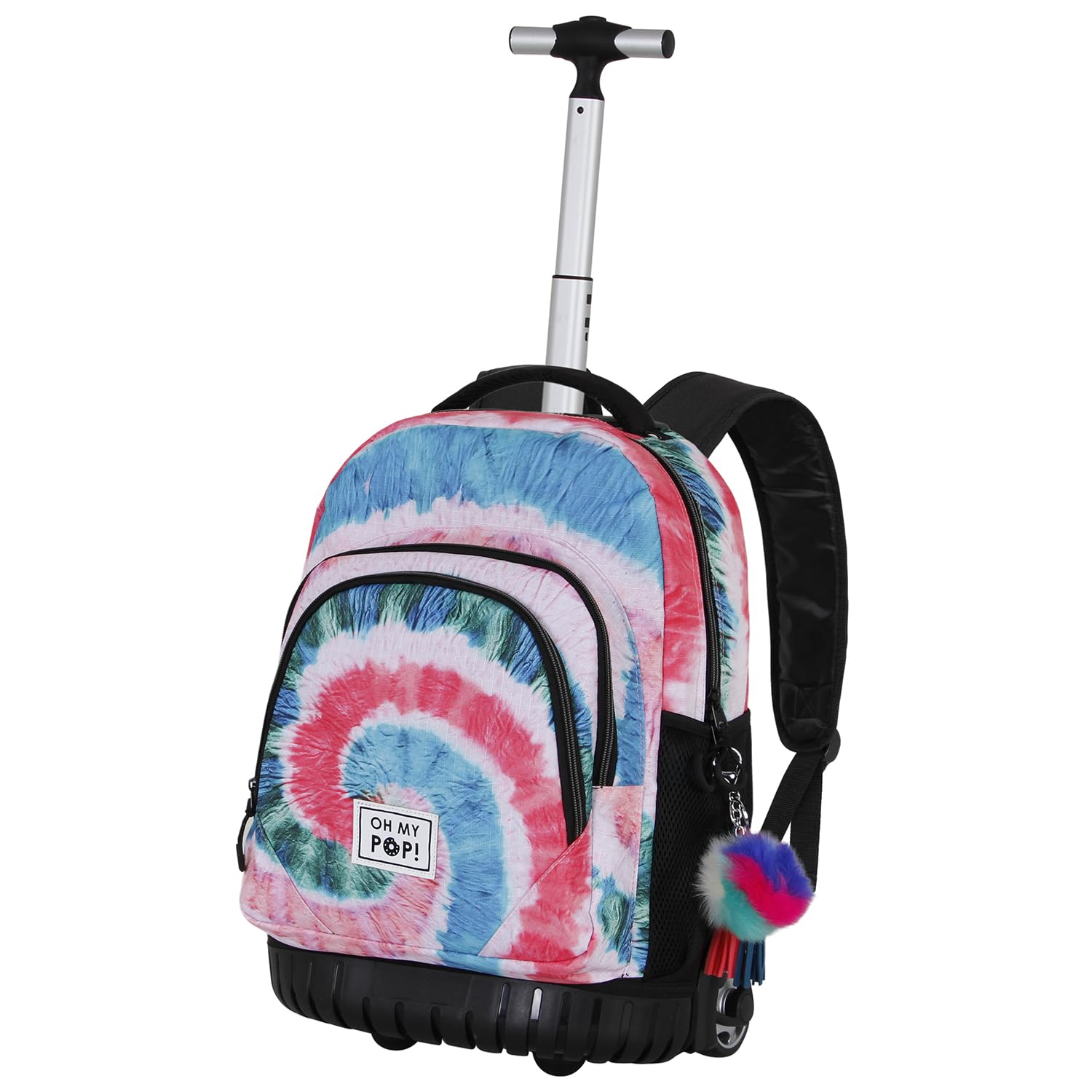oh-my-pop-voyage-gts-fan-sac-dos-roulettes-noir image 1