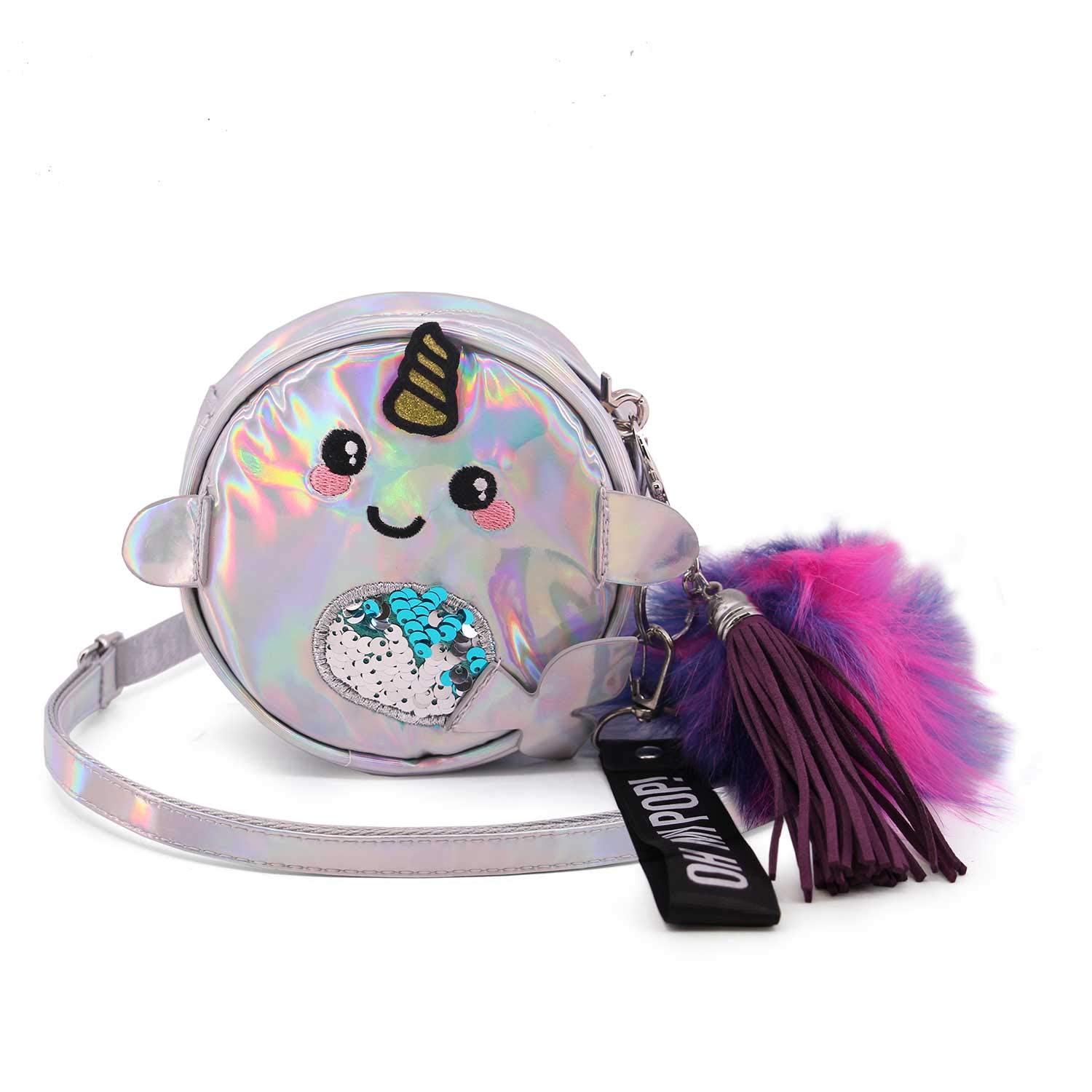 oh-my-pop-narval-sac-bandouli-re-rond-petit-130-cm image 2