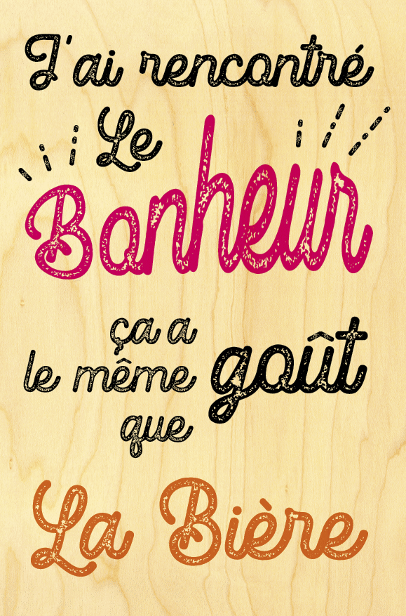 hironwoods-carte-postale-bois-bi-re-message-100x150mm image 1
