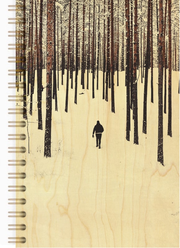hironwoods-carnets-couverture-bois-marcheur-carnet-bois image 1